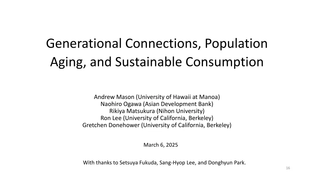generational connections population aging 1