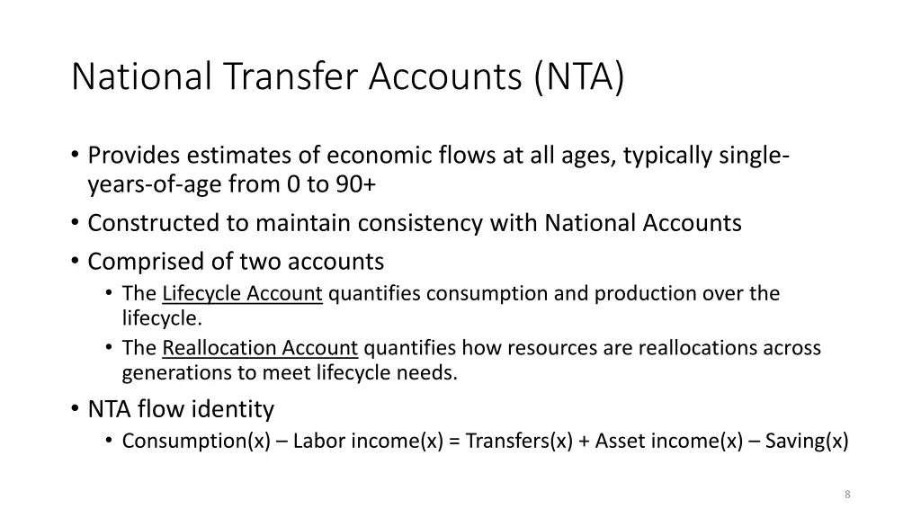 national transfer accounts nta