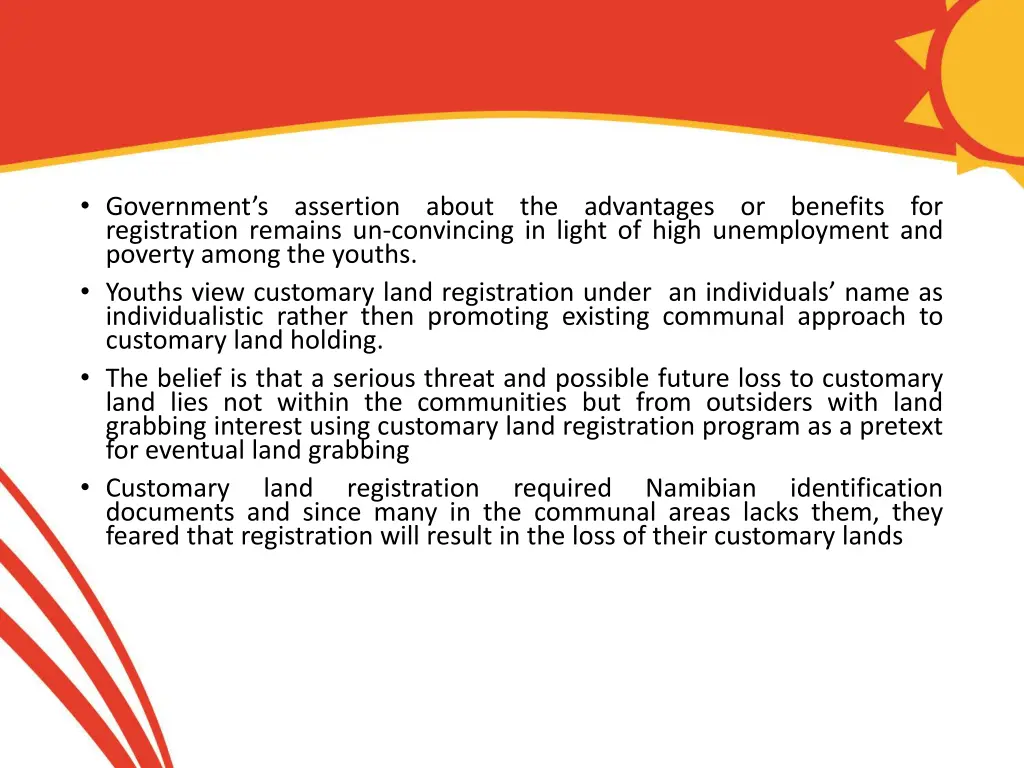 government s registration remains un convincing