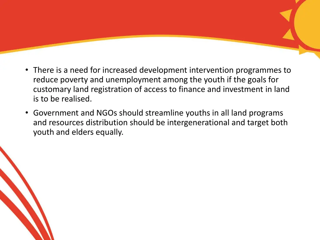 there is a need for increased development