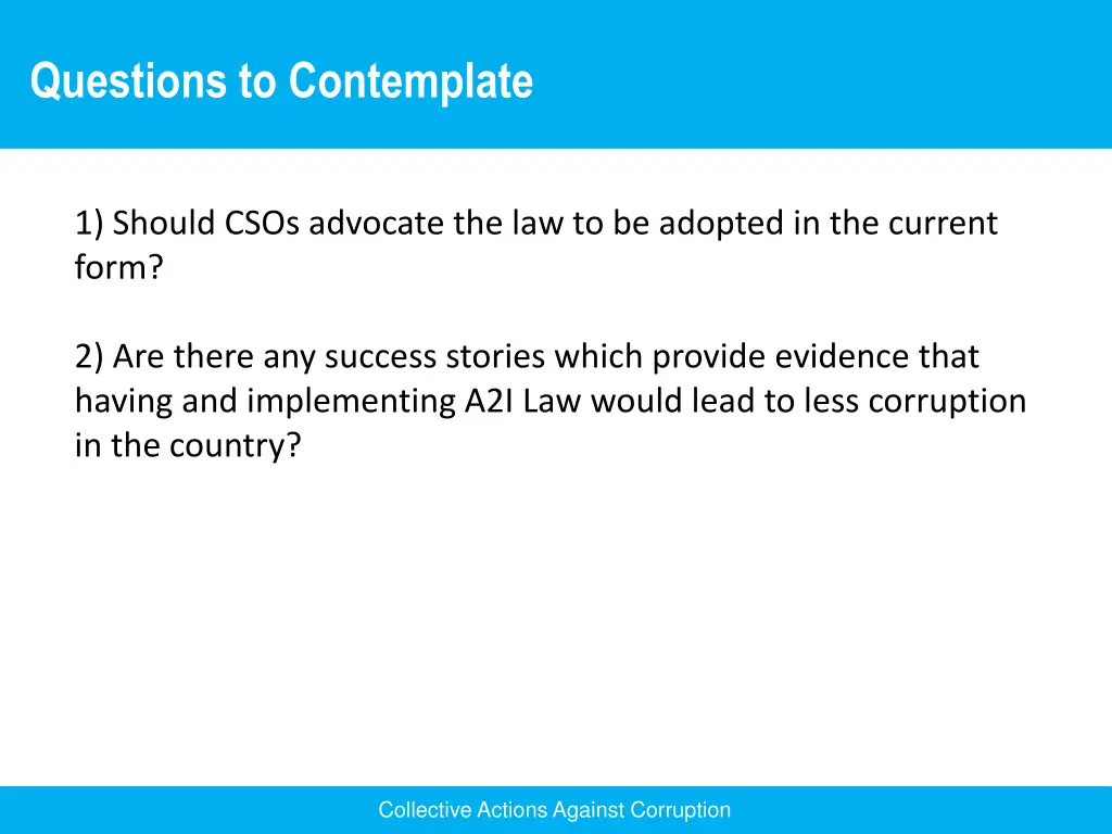 questions to contemplate