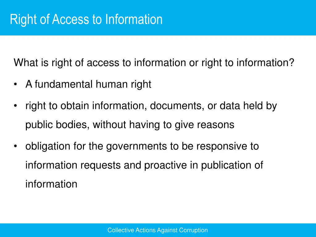 right of access to information