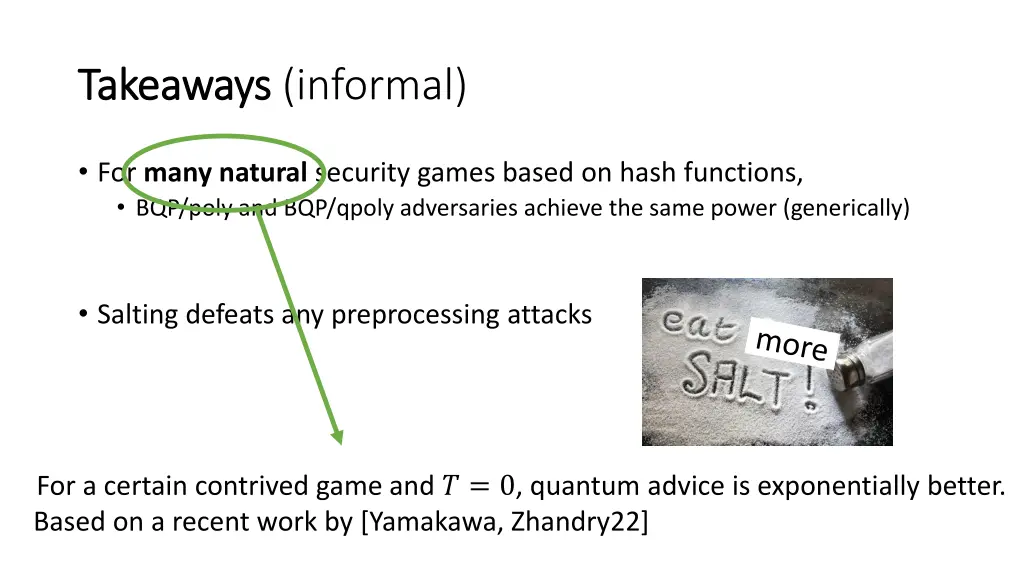 takeaways takeaways informal