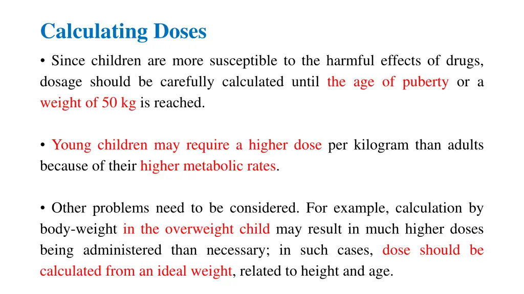 calculating doses 3
