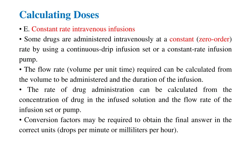 calculating doses 7