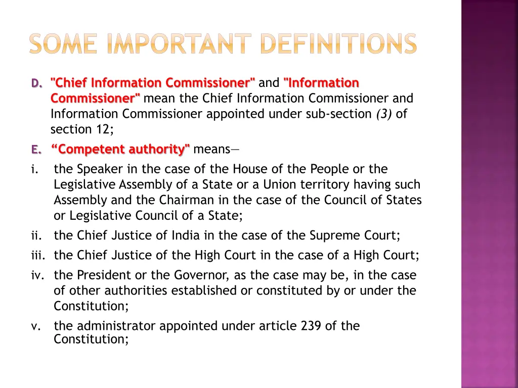 some important definitions 1