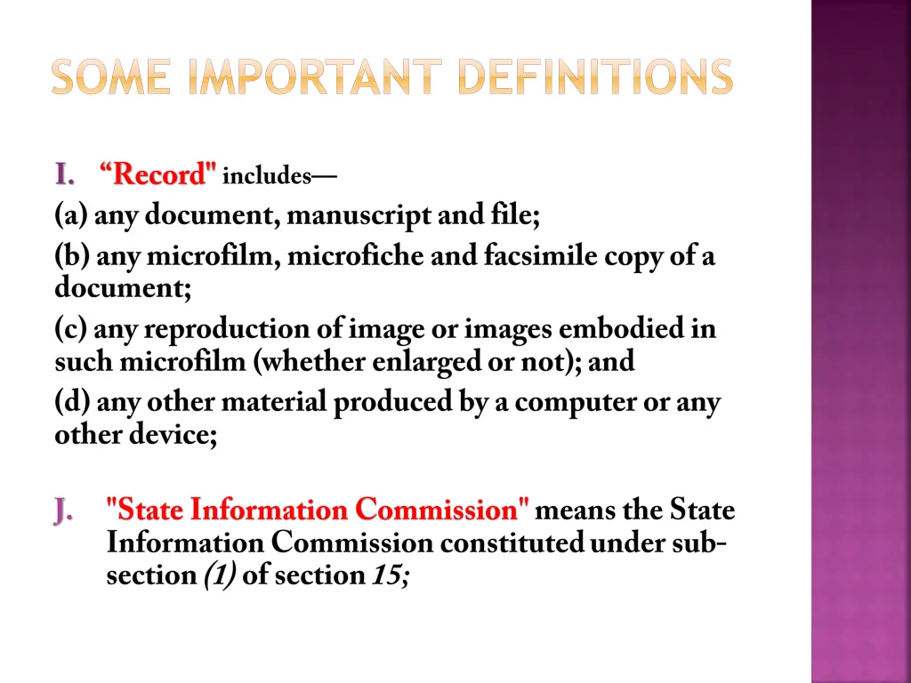 some important definitions 4