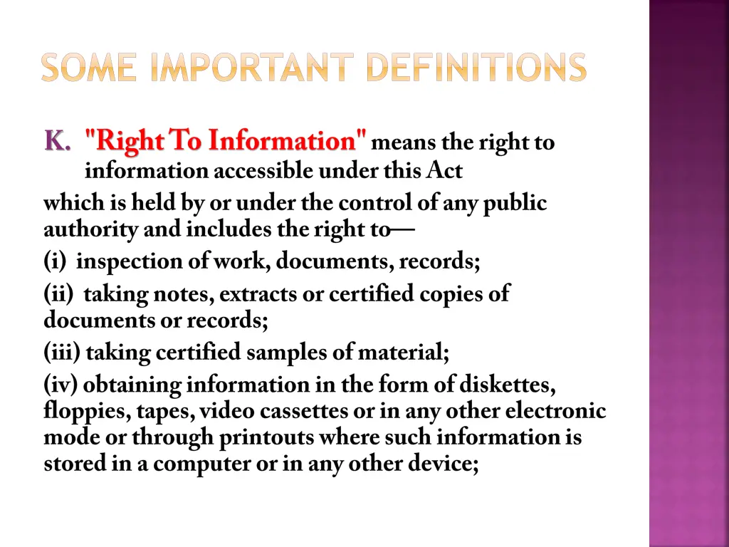 some important definitions 5