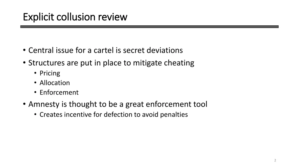 explicit collusion review explicit collusion