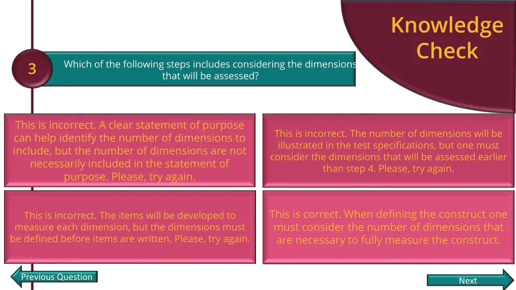 knowledge check 2