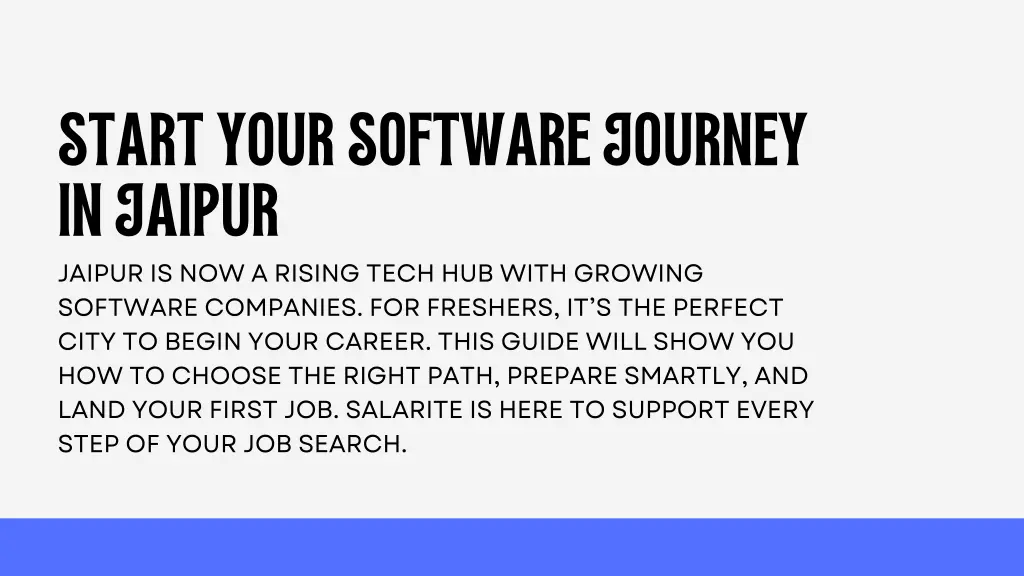 start your software journey in jaipur jaipur