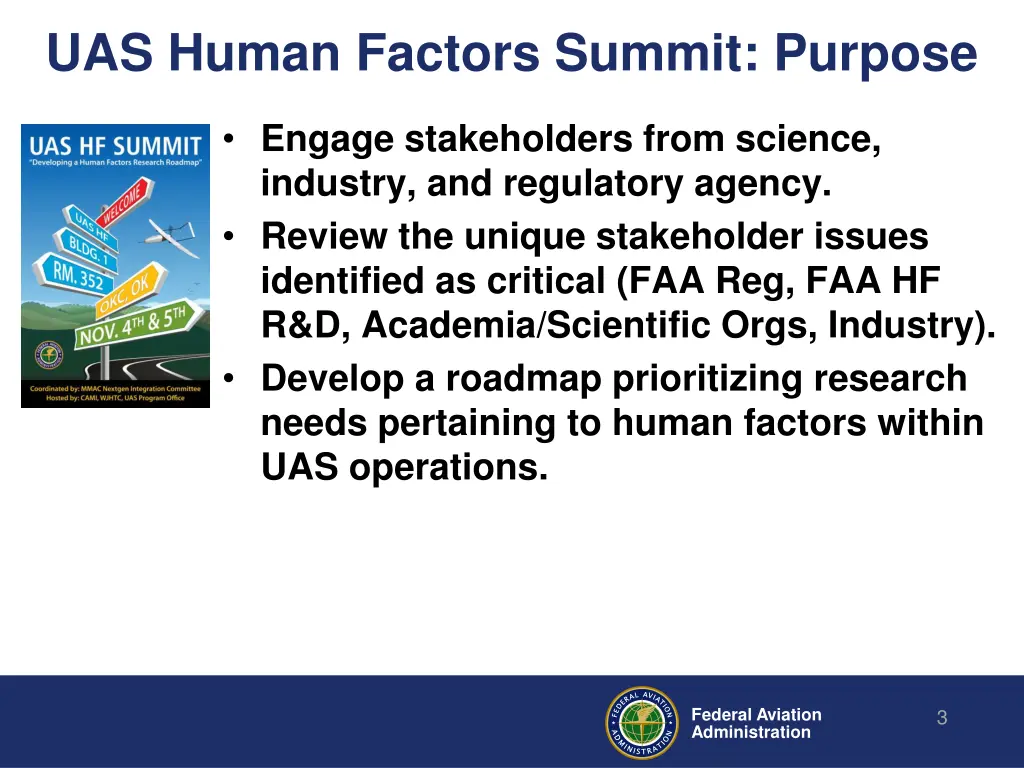 uas human factors summit purpose