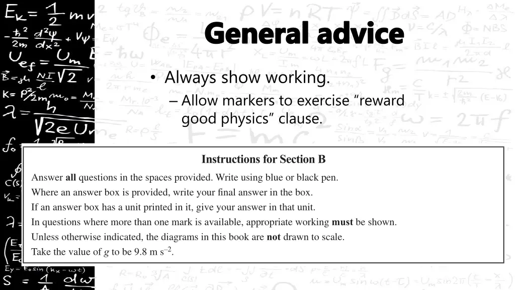 general advice