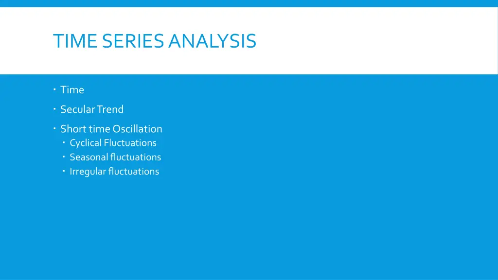 time series analysis 1