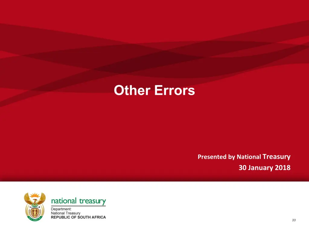 other errors