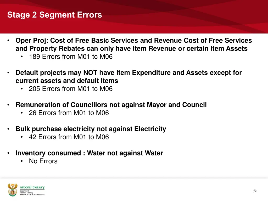 stage 2 segment errors 1