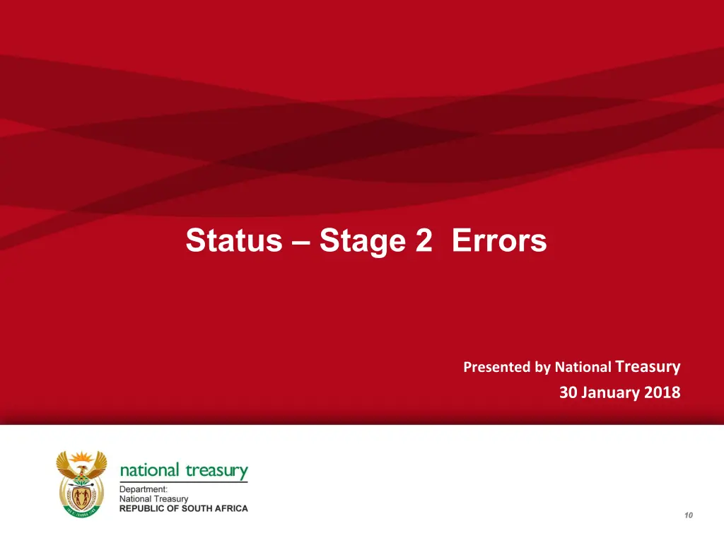 status stage 2 errors