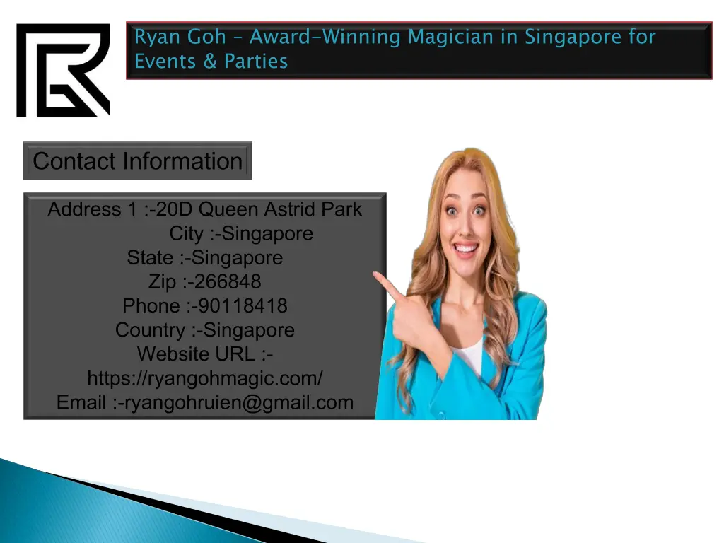 ryan goh award winning magician in singapore 3