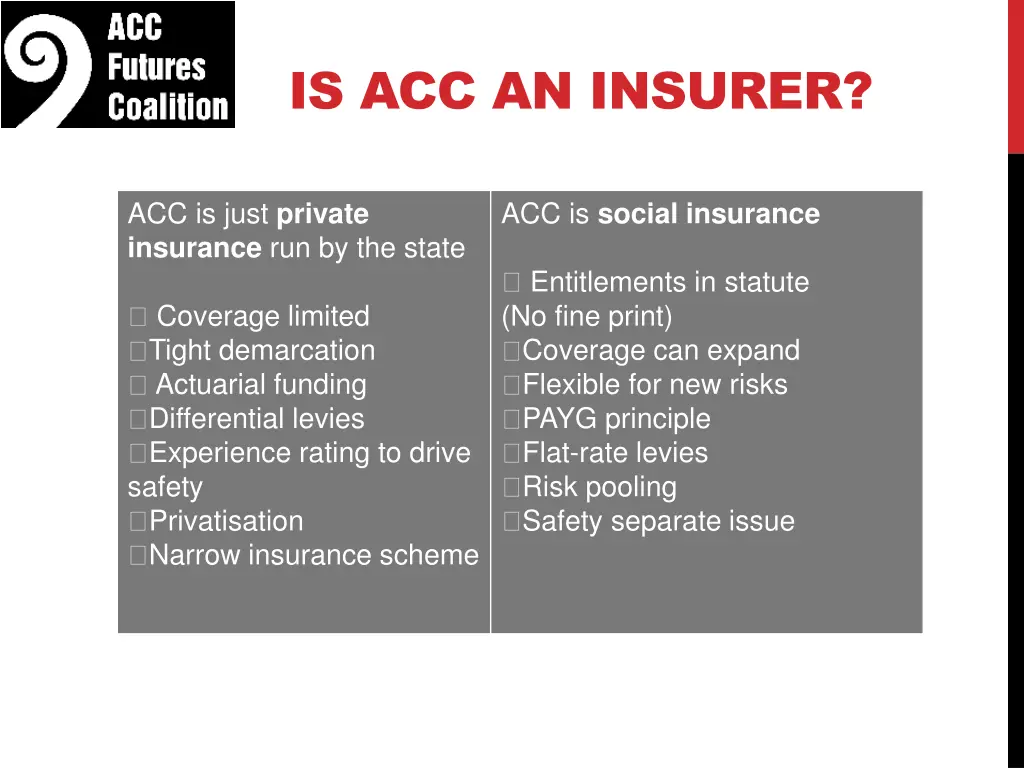 is acc an insurer 2
