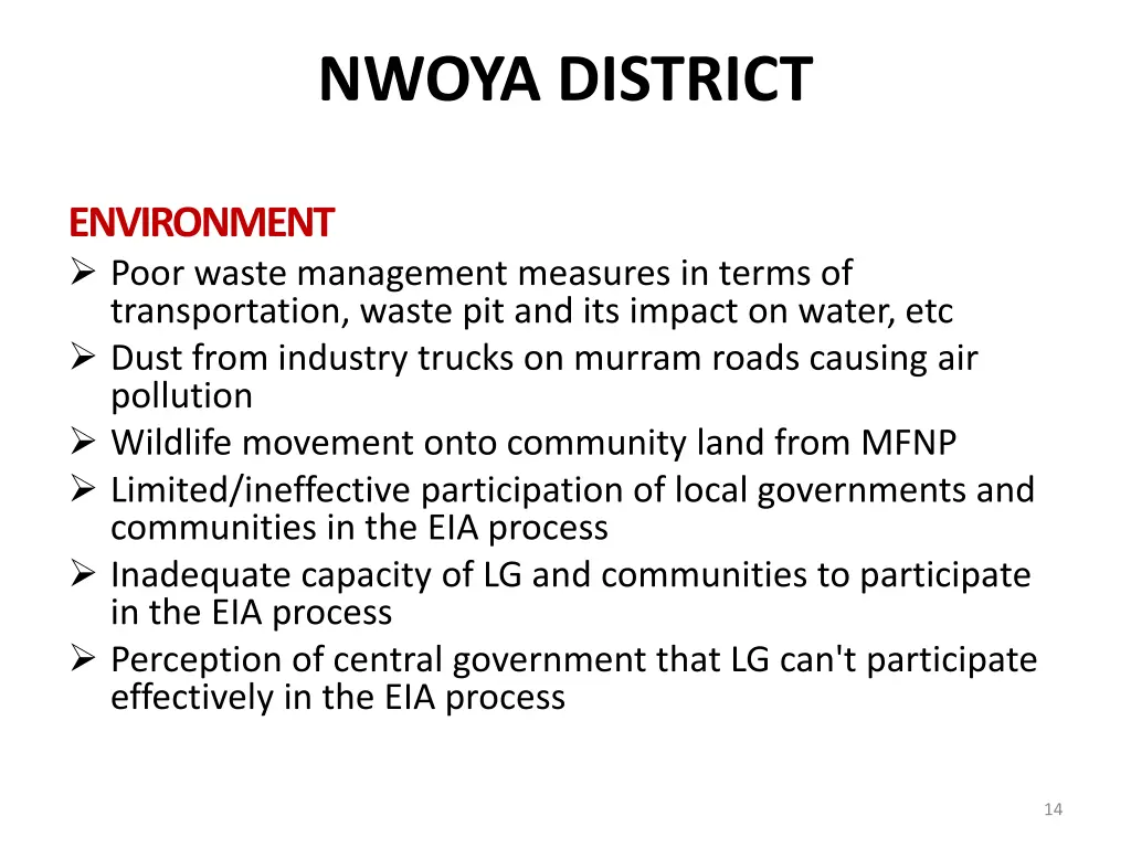 nwoya district
