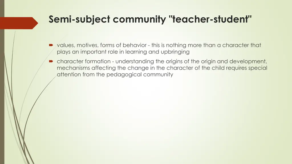 semi subject community teacher student