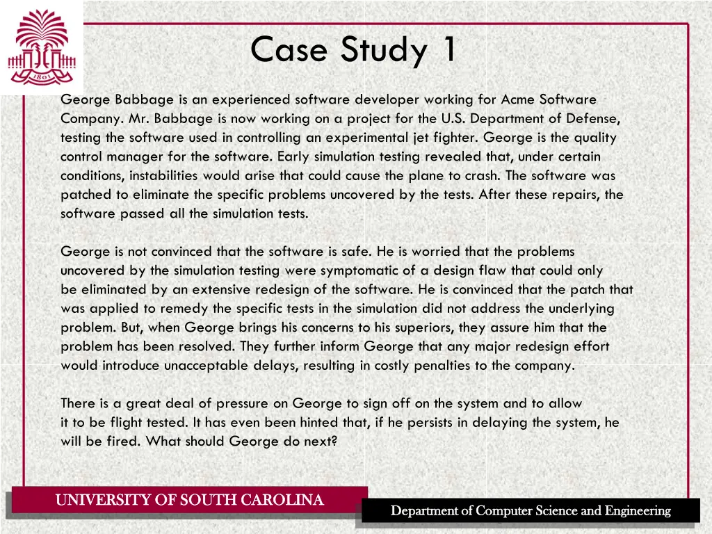 case study 1