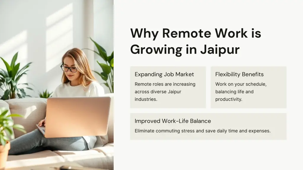 why remote work is growing in jaipur