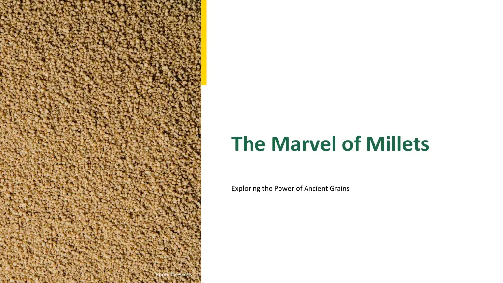 the marvel of millets