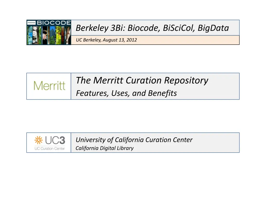 berkeley 3bi biocode biscicol bigdata