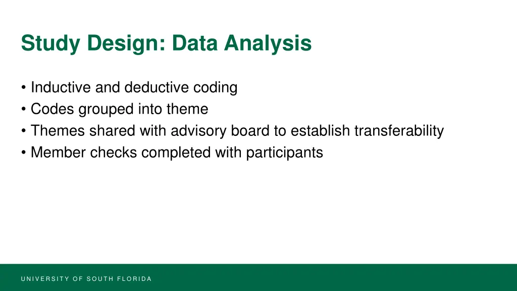 study design data analysis