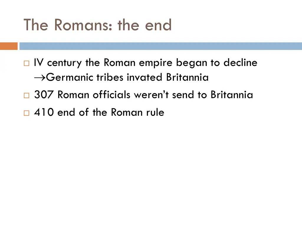 the romans the end