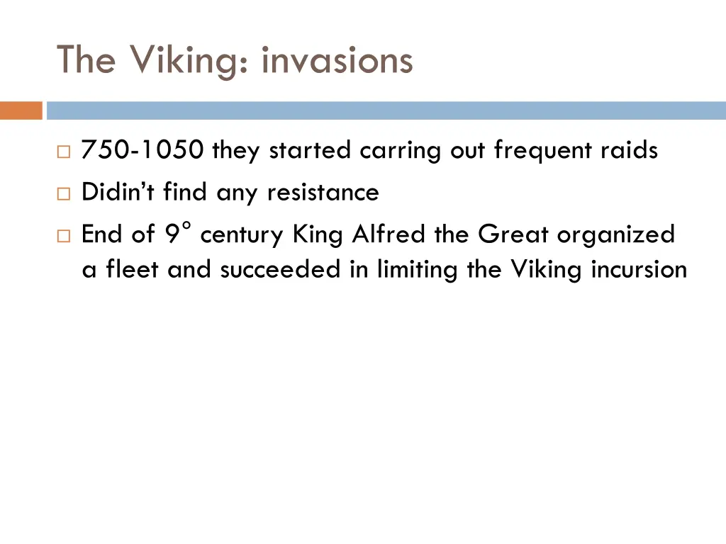 the viking invasions