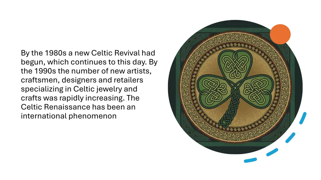 by the 1980s a new celtic revival had begun which