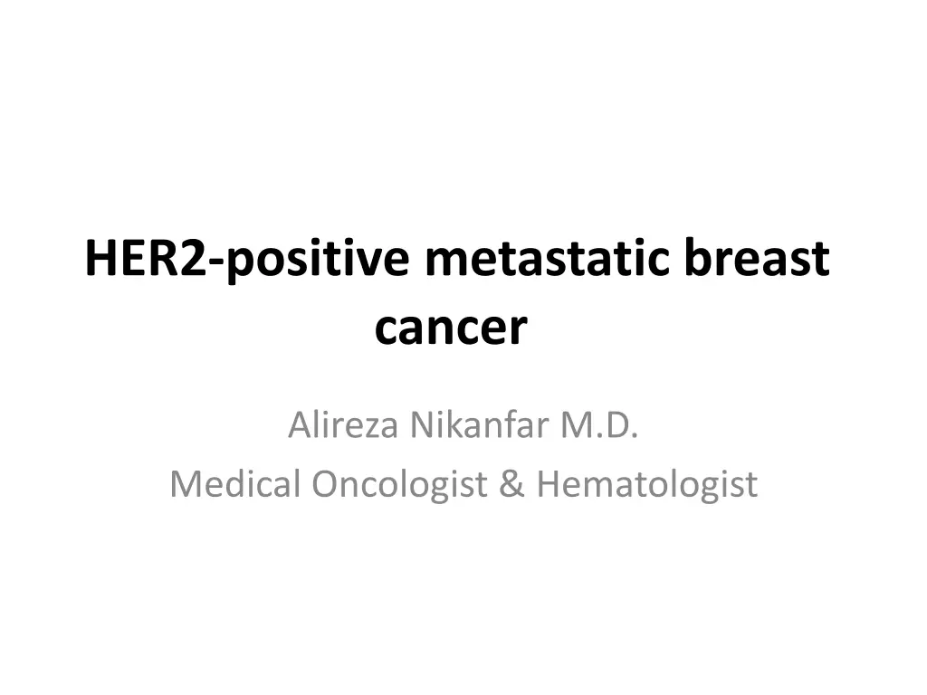 her2 positive metastatic breast cancer