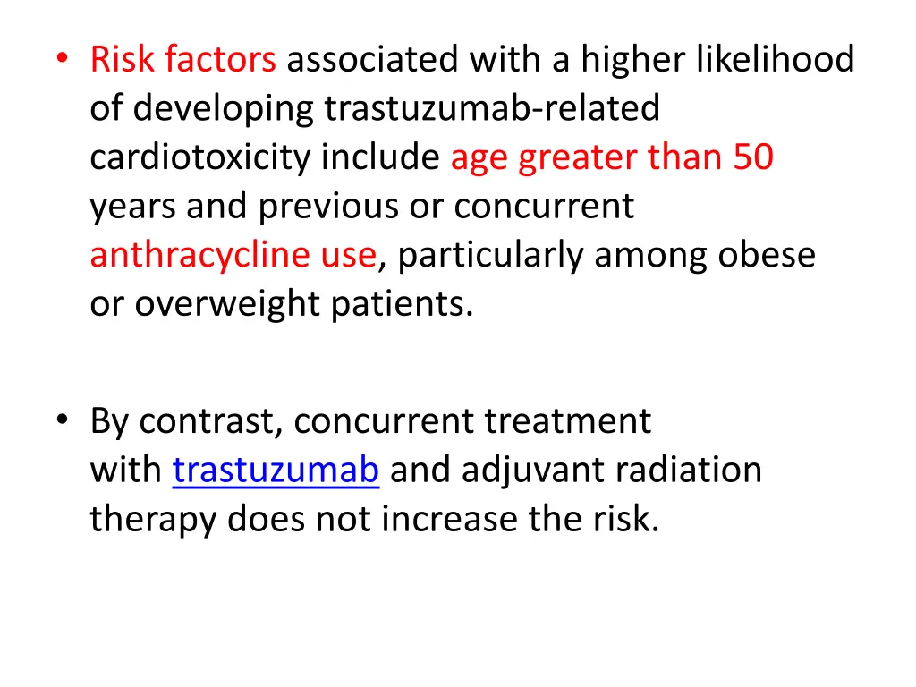 risk factors associated with a higher likelihood