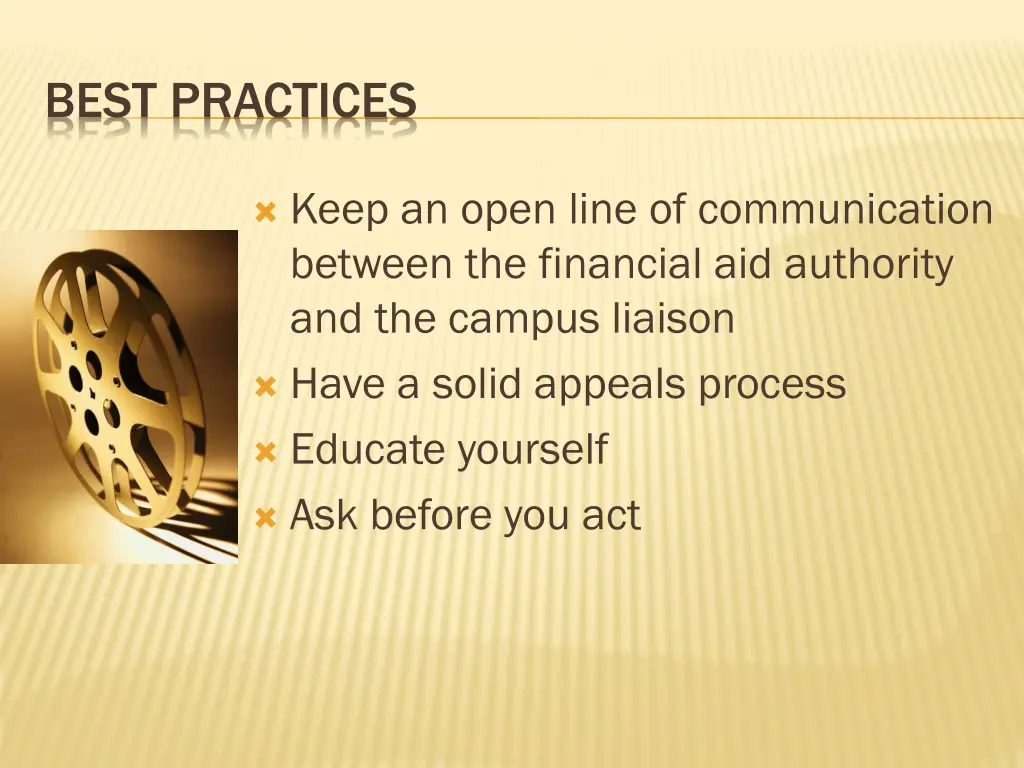 best practices