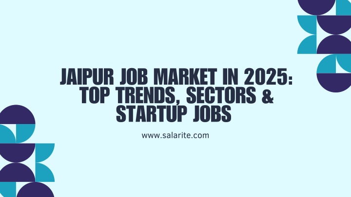 jaipur job market in 2025 top trends sectors