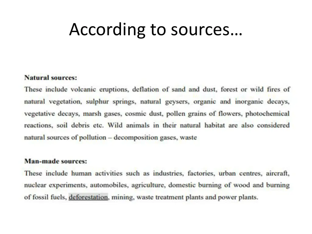 according to sources