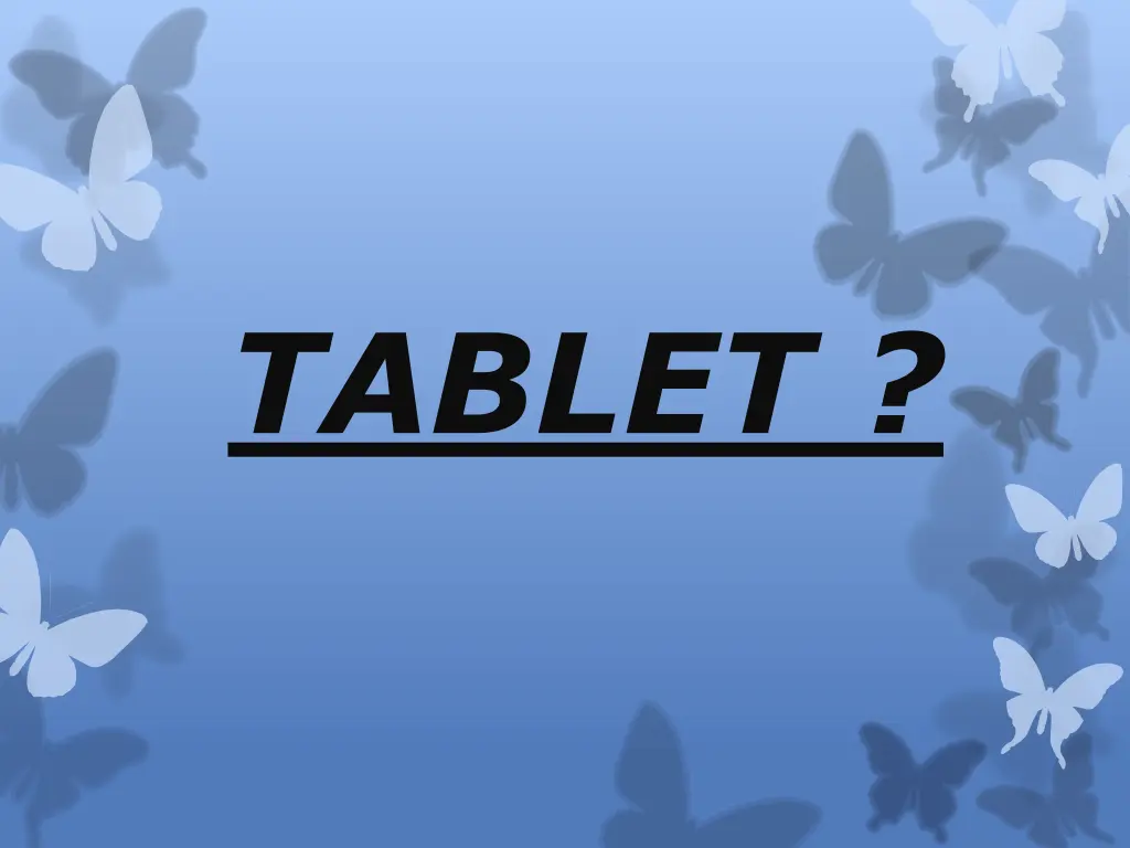 tablet