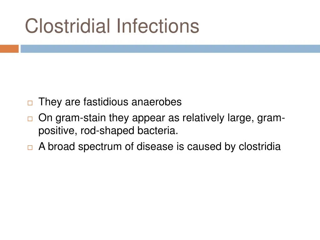 clostridial infections