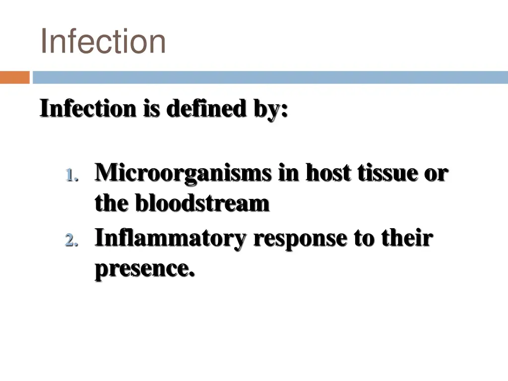 infection