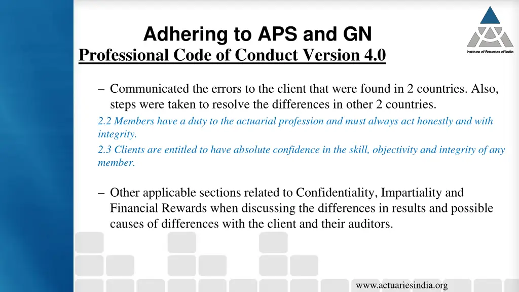 adhering to aps and gn 2