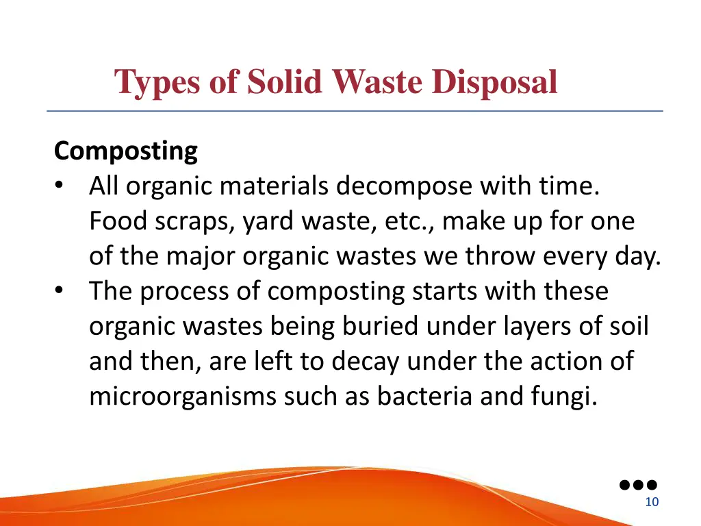types of solid waste disposal 4