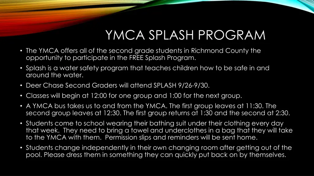 ymca splash program