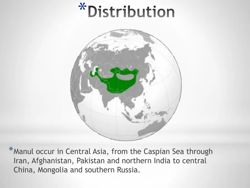 distribution