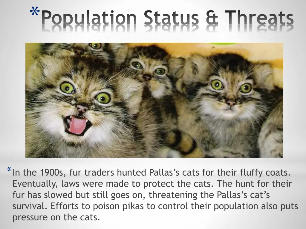 population status threats