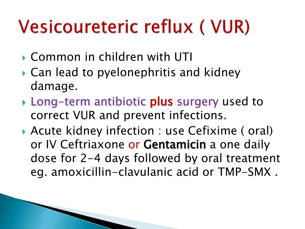 common in children with uti can lead