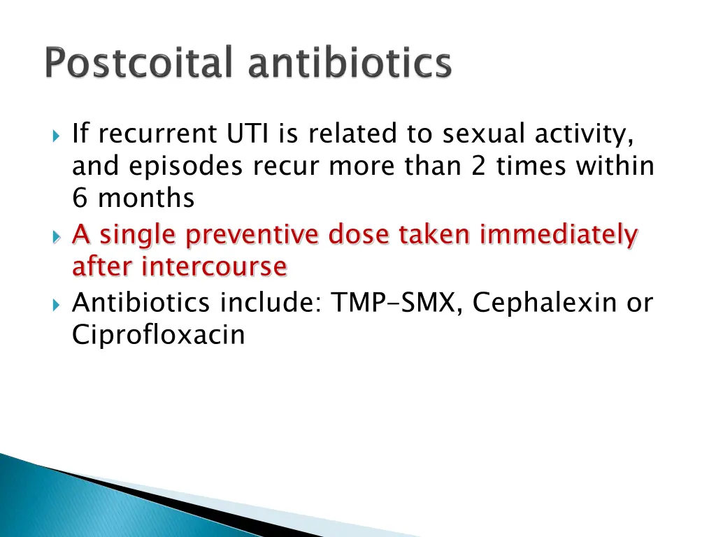 if recurrent uti is related to sexual activity