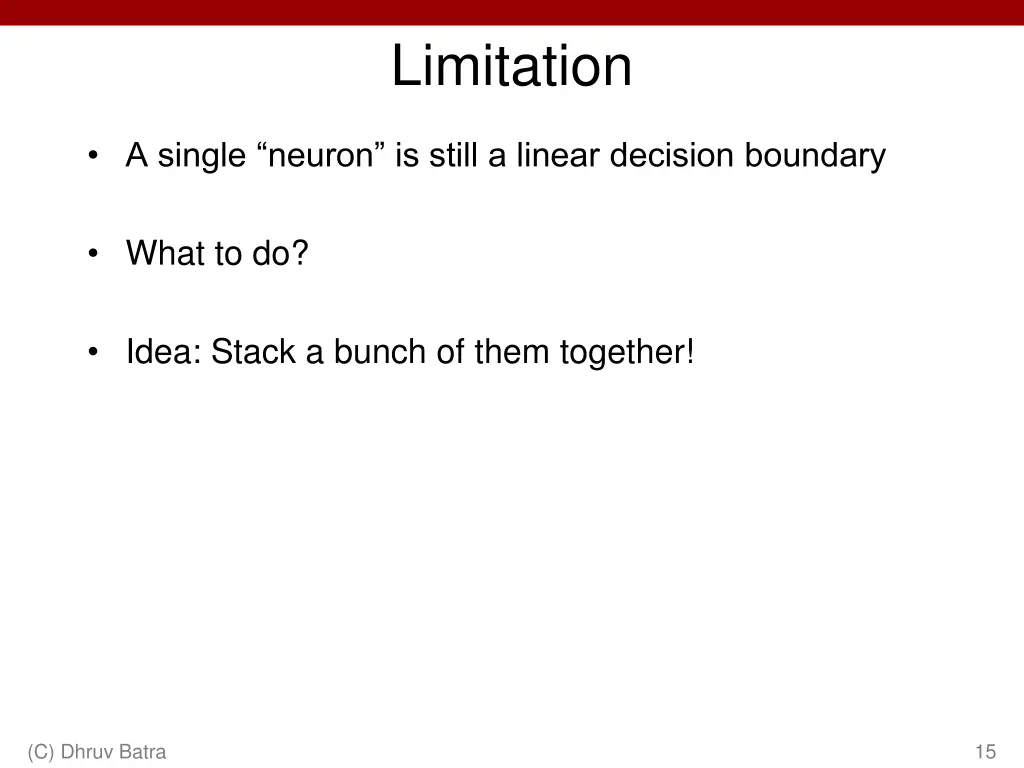 limitation
