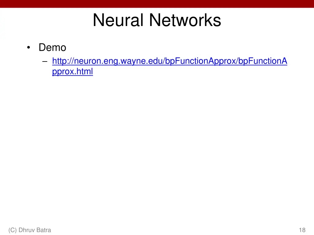 neural networks